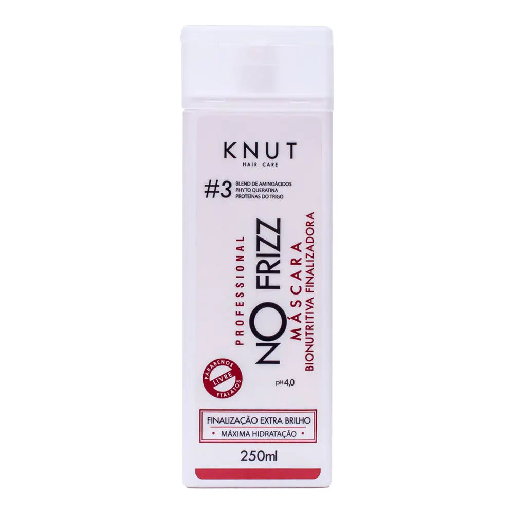 KIT KNUT NoFrizz Escova Tricomplex Alisante No Frizz KNUT Hair Care