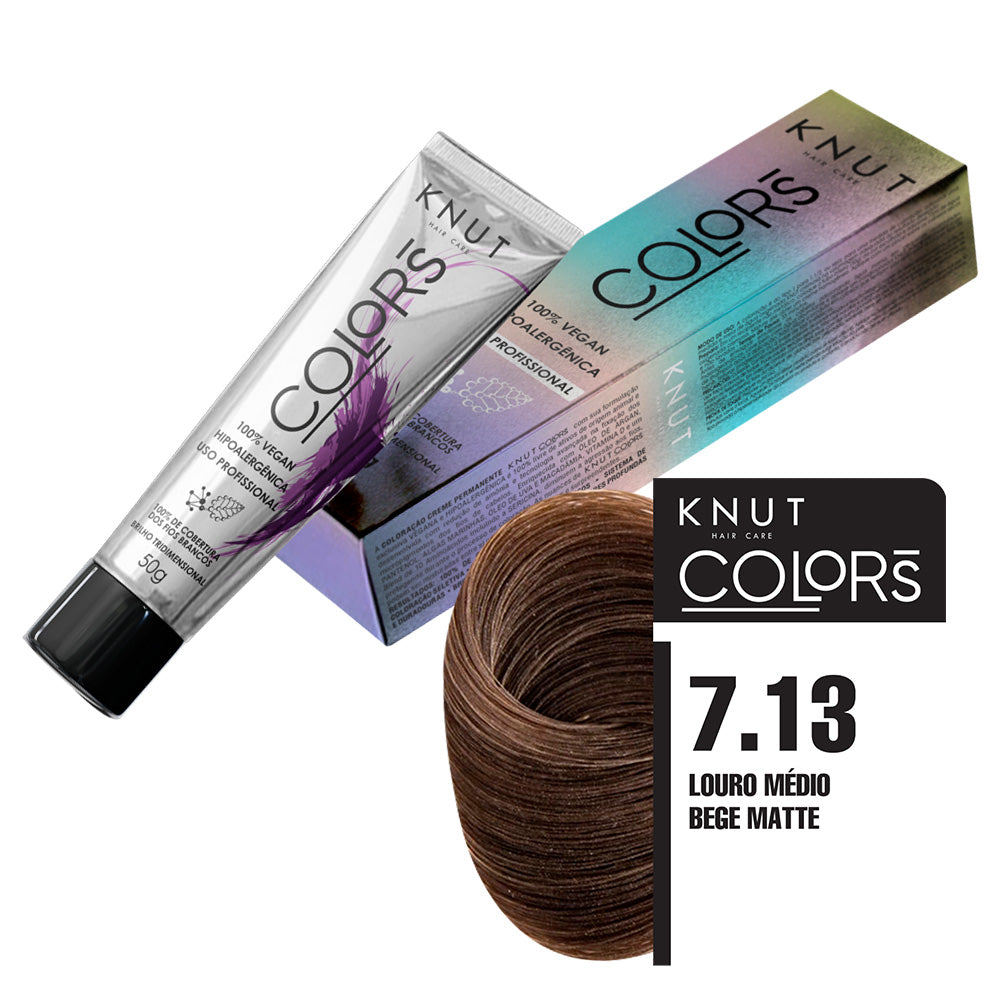 KNUT Colors 50g - Louro Médio Bege Matte 7.13