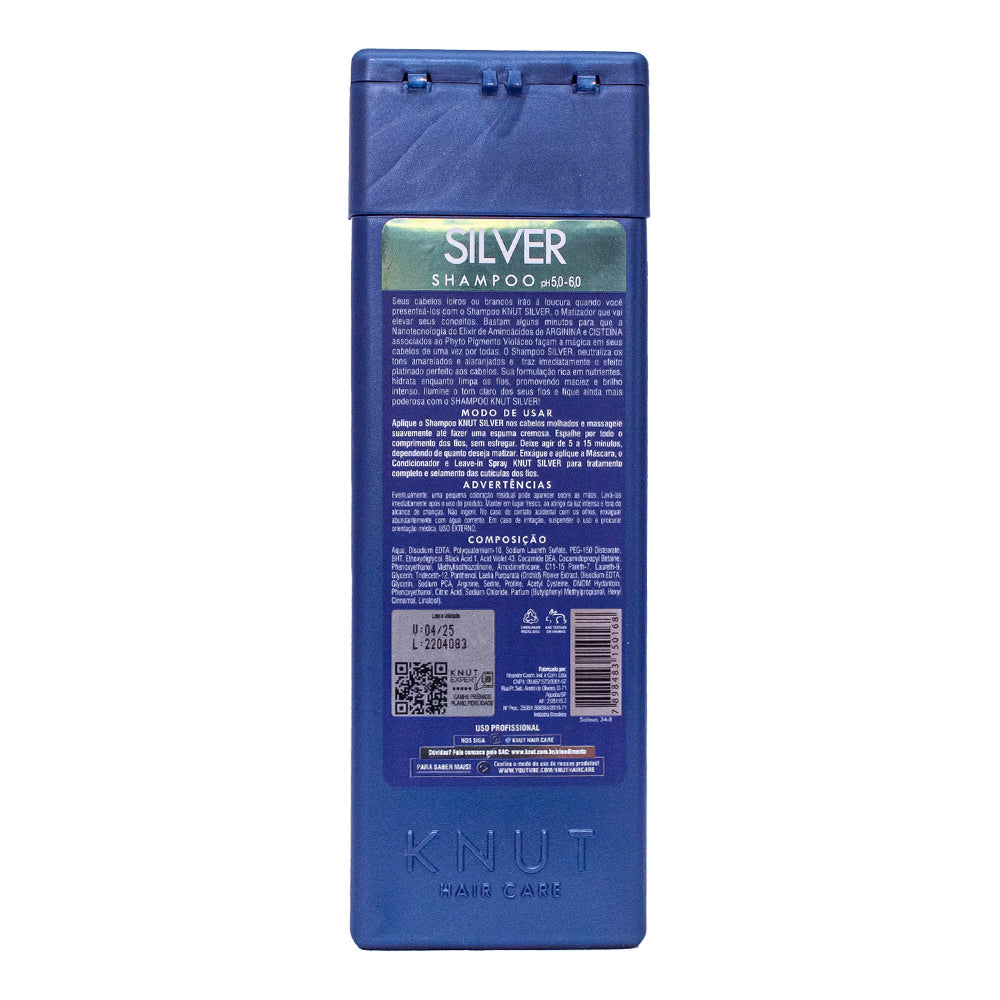 KNUT Shampoo Silver Matizador 250 ml KNUT Hair Care