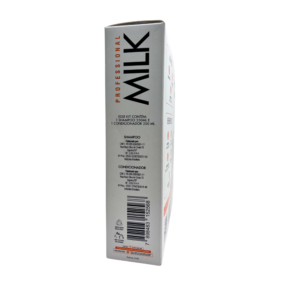 Kit Presente Shampoo+Condicionador Milk (Grátis Mini Máscara 30g) KNUT Hair Care