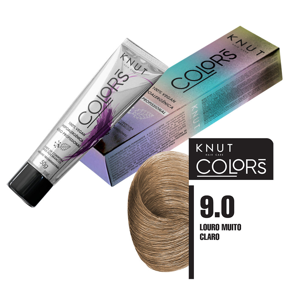 KNUT Colors 50g - Louro Muito Claro 9.0