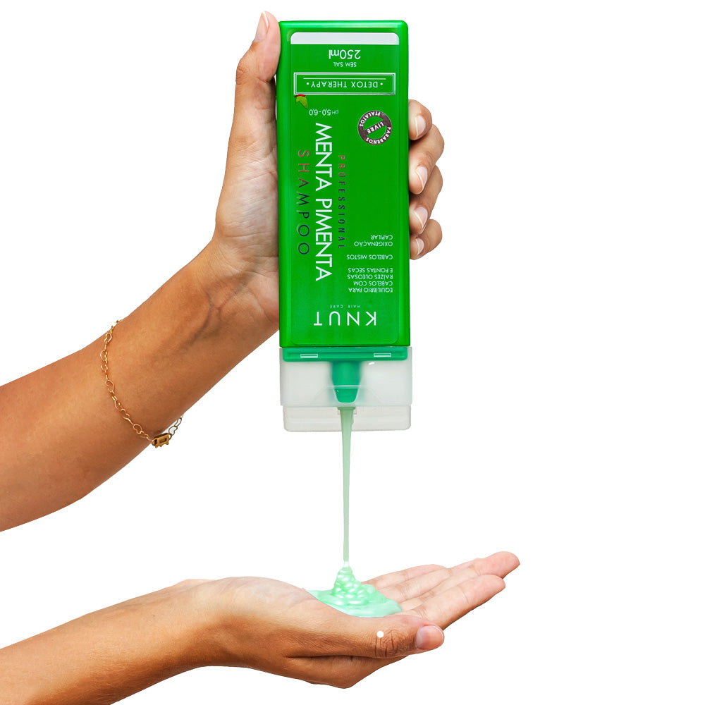 KNUT Shampoo Menta Pimenta Detox Capilar 250 ml KNUT Hair Care
