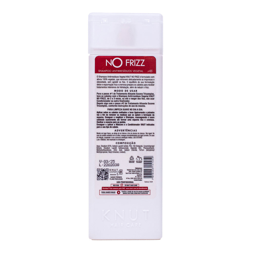 Shampoo Antirresíduos KNUT No Frizz KNUT Hair Care
