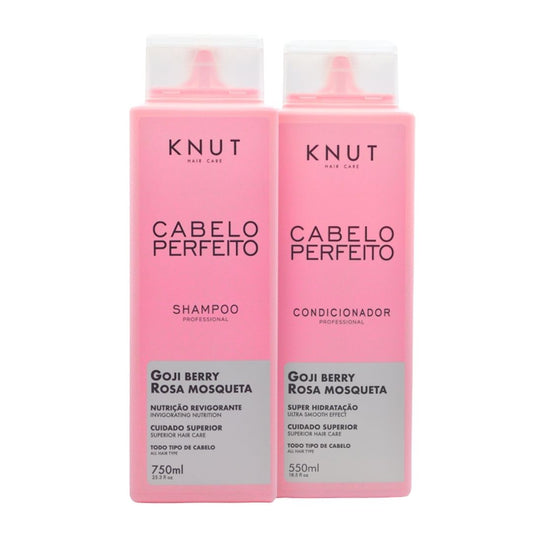 KIT Cabelo Perfeito KNUT (Shampoo 750ml + Condicionador 550ml)