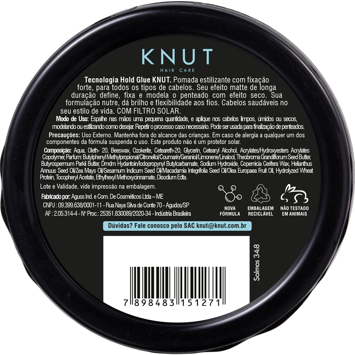 Pomada Finalizadora KNUT HOLD GLUE KNUT Hair Care