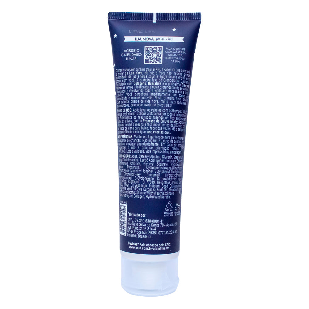 KNUT Fases da Lua: Máscara KNUT Lua Nova 130g KNUT Hair Care