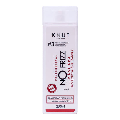 KIT KNUT NoFrizz Escova Tricomplex Alisante No Frizz