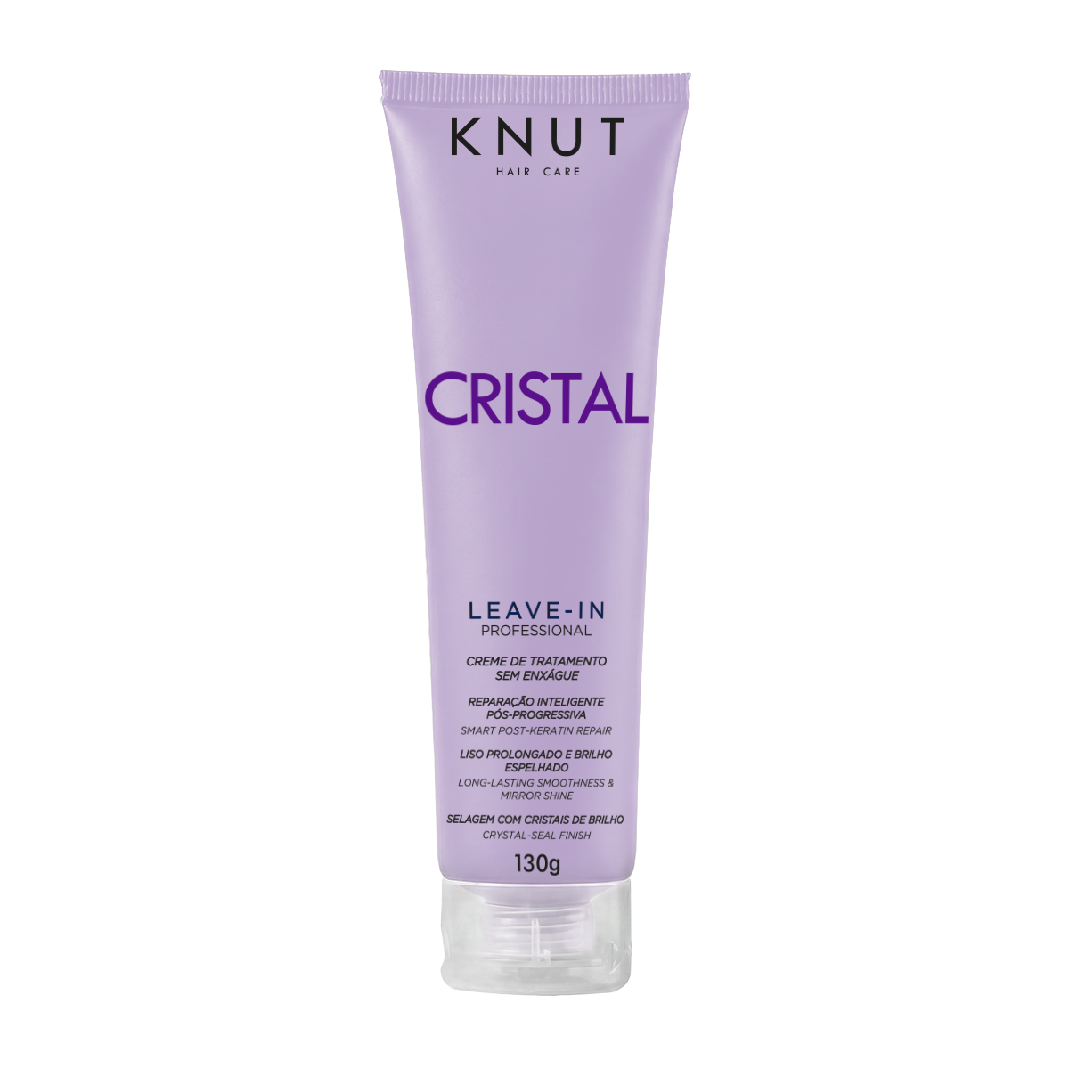 Kit PROMOCIONAL Cristal: Shampoo 250ml + Condicionador 250ml + Máscara 300g *Brinde: Leave-in Creme* KNUT Hair Care