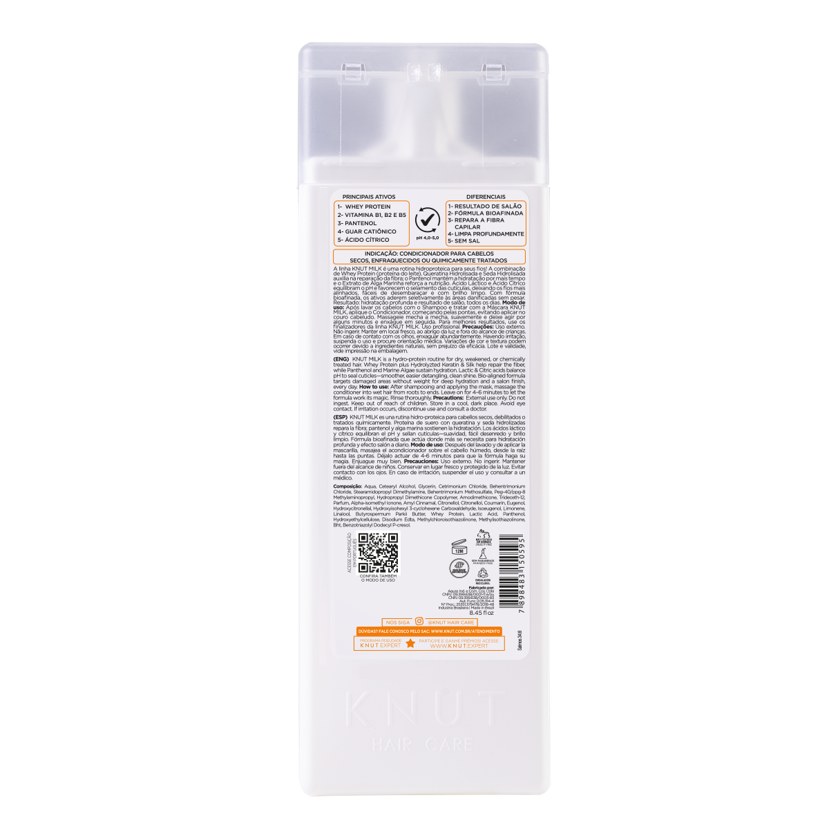 KNUT Condicionador Milk 250 ml KNUT Hair Care