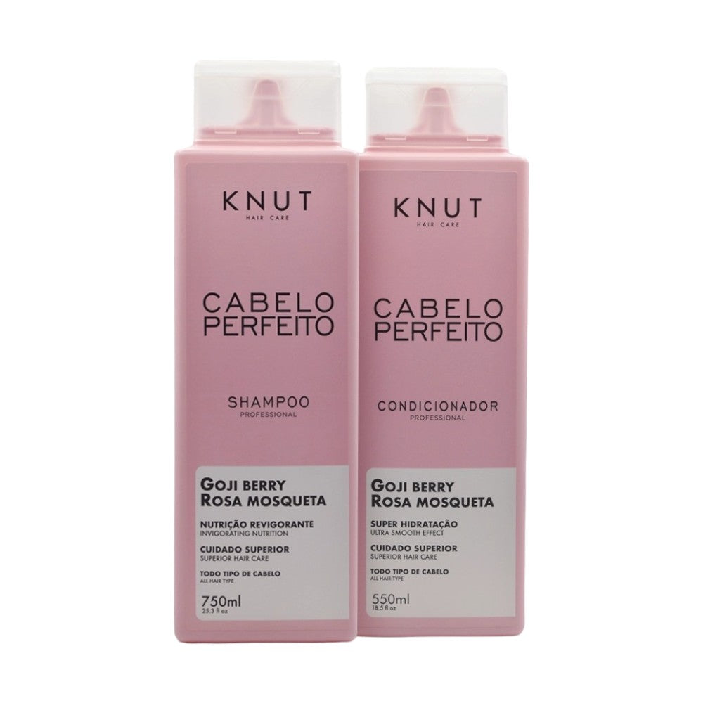 KIT Cabelo Perfeito KNUT (Shampoo 750ml + Condicionador 550ml)