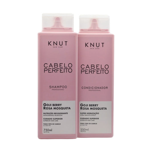 KIT Cabelo Perfeito KNUT (Shampoo 750ml + Condicionador 550ml)