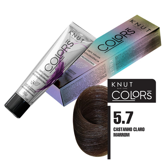 KNUT Colors 50g - Castanho Claro Marrom 5.7