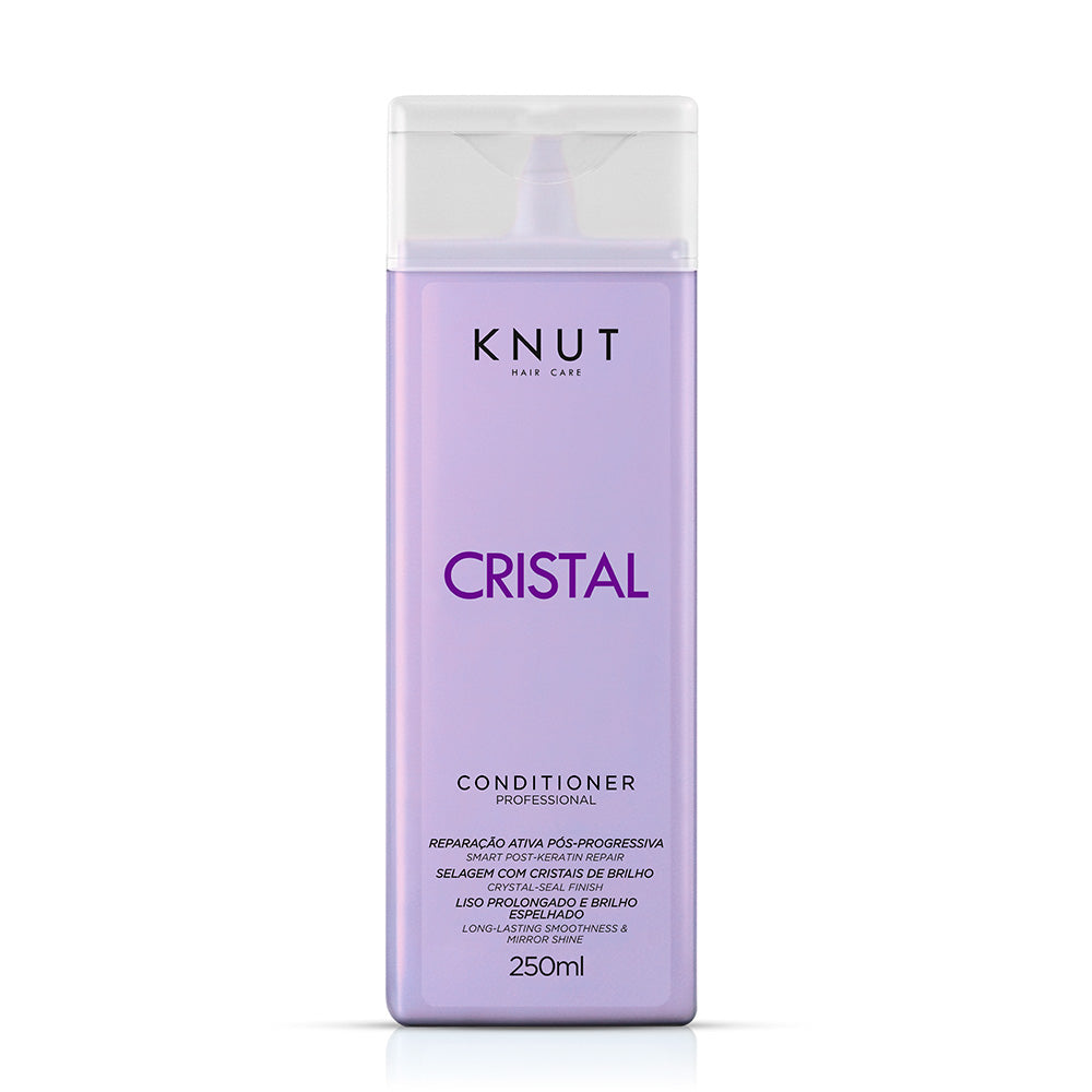 Kit PROMOCIONAL Cristal: Shampoo 250ml + Condicionador 250ml + Máscara 300g *Brinde: Leave-in Creme* KNUT Hair Care