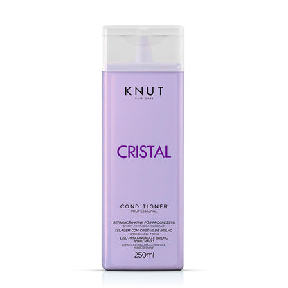 Kit PROMOCIONAL Cristal: Shampoo 250ml + Condicionador 250ml + Máscara 300g *Brinde: Leave-in Creme* KNUT Hair Care