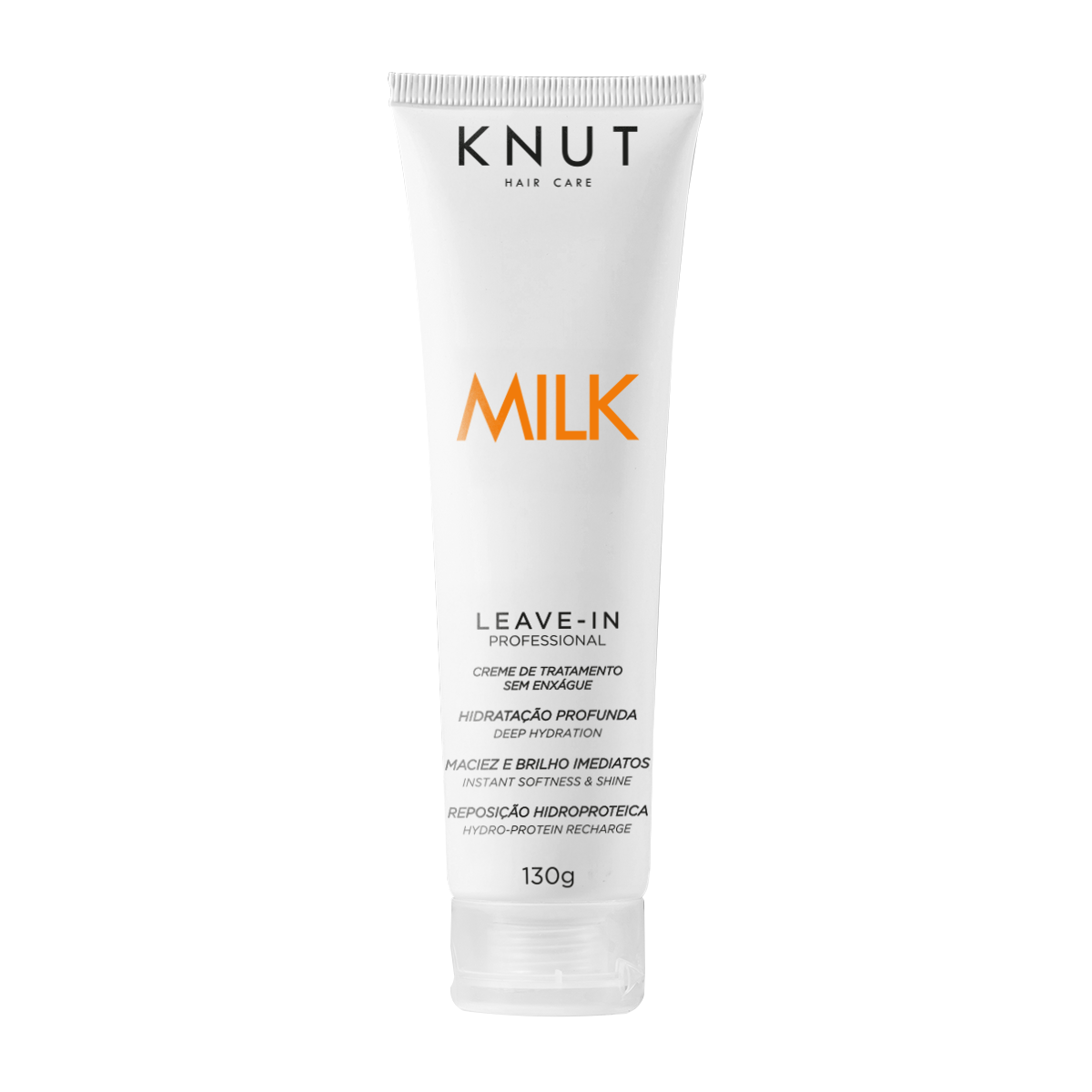 Kit KNUT Milk: Shampoo 250ml + Condicionador 250ml + Máscara 300g (Brinde: Leave-in Creme) KNUT Hair Care
