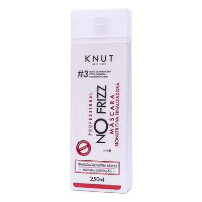 KIT KNUT NoFrizz Escova Tricomplex Alisante No Frizz