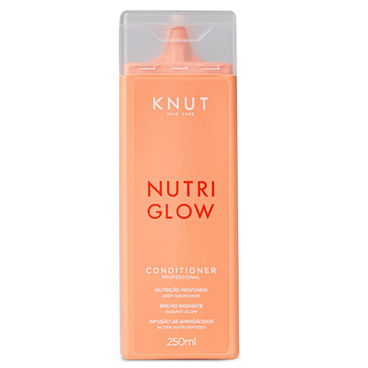 Kit KNUT NUTRIGLOW: Shampoo + Condicionador + Máscara