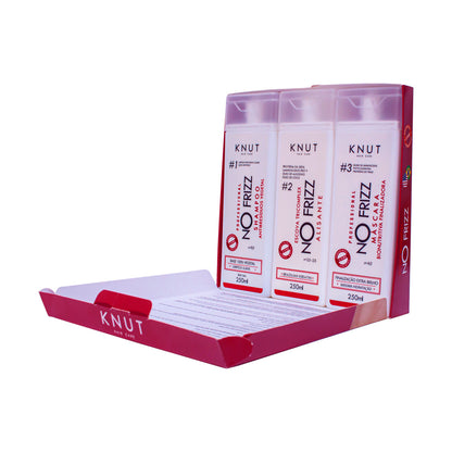 KIT KNUT NoFrizz Escova Tricomplex Alisante No Frizz