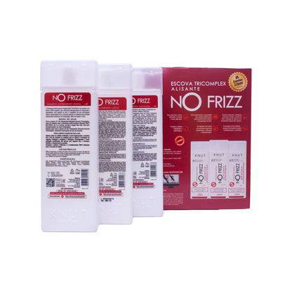 KIT KNUT NoFrizz Escova Tricomplex Alisante No Frizz