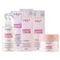 Kit KNUT Amino Color: Shampoo 250ml + Condicionador 250ml + Máscara 300g + Leave-in Spray 200ml + Leave-in Creme 130g KNUT Hair Care