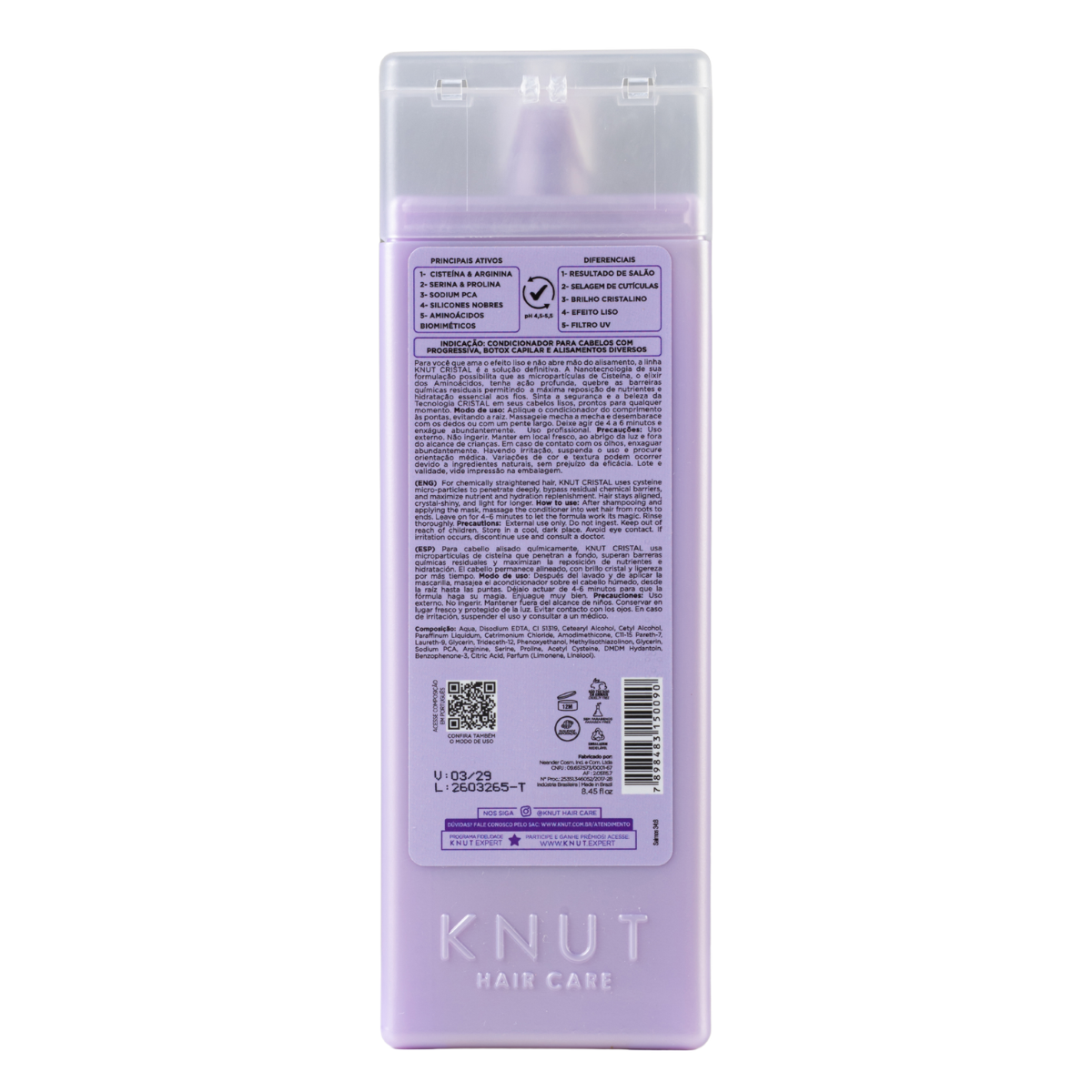 KNUT Condicionador Cristal Cisteína 250 ml KNUT Hair Care