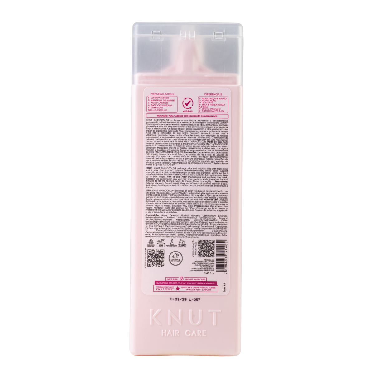 KNUT Condicionador Amino Color 250ml KNUT Hair Care