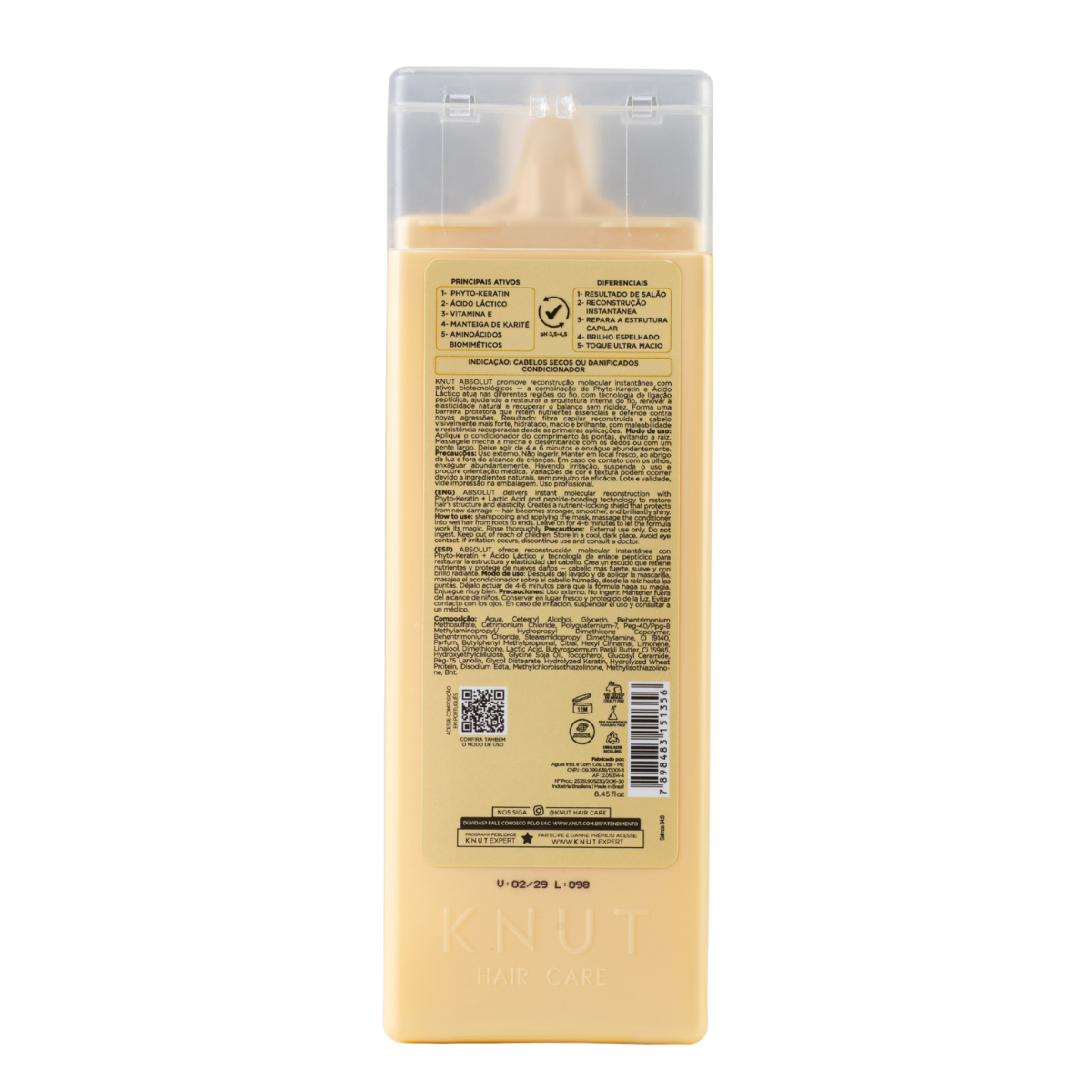 KNUT Condicionador Absolut 250ml KNUT Hair Care