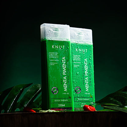 Kit KNUT MENTA PIMENTA: Shampoo 250ml + Condicionador 250ml KNUT Hair Care