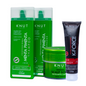 KIT DETOX KNUT Shampoo e Condicionador Menta Pimenta Detox Capilar 250 ml + Scalp Scrub 300g