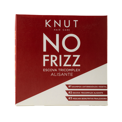 KIT KNUT NoFrizz Escova Tricomplex Alisante No Frizz KNUT Hair Care
