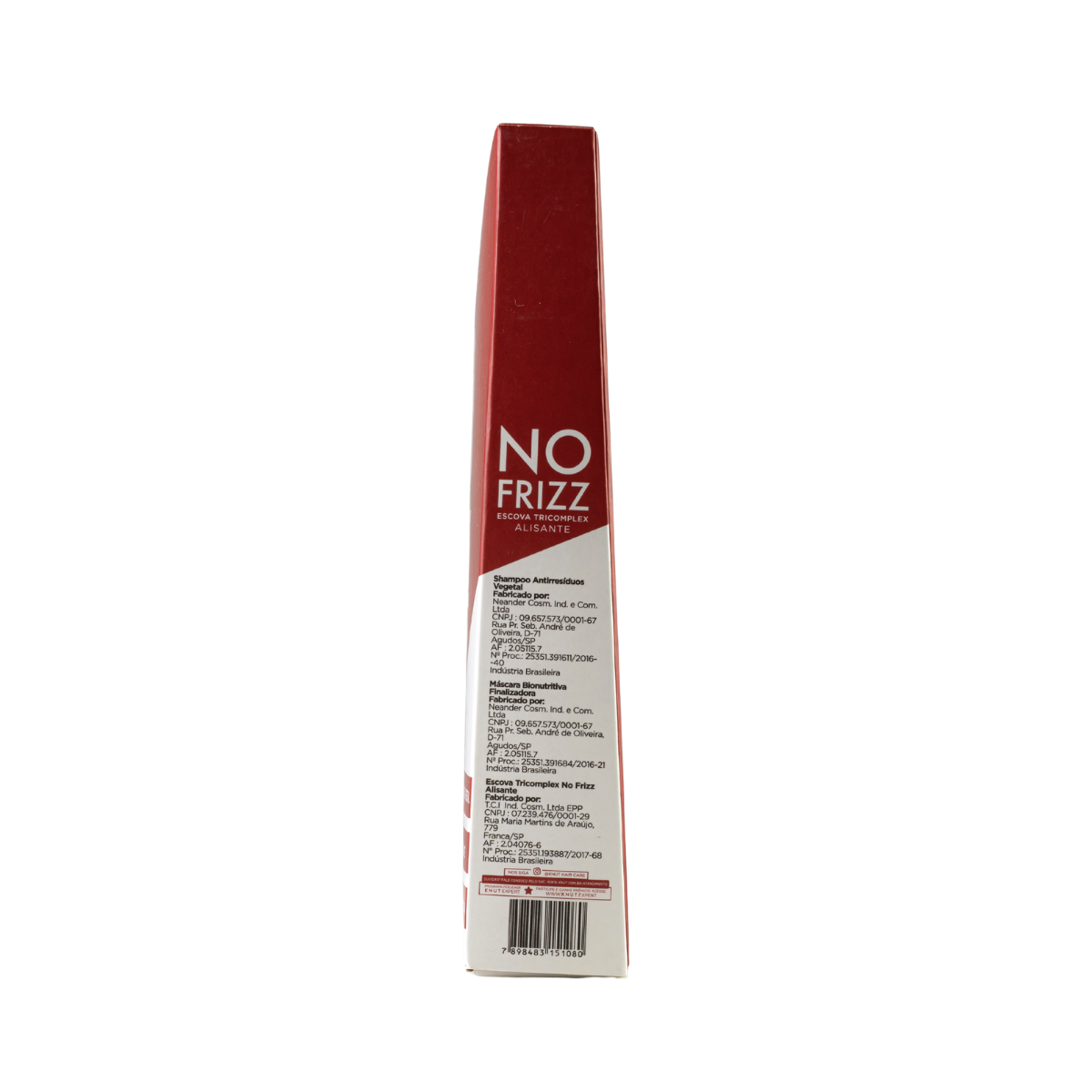 KIT KNUT NoFrizz Escova Tricomplex Alisante No Frizz KNUT Hair Care