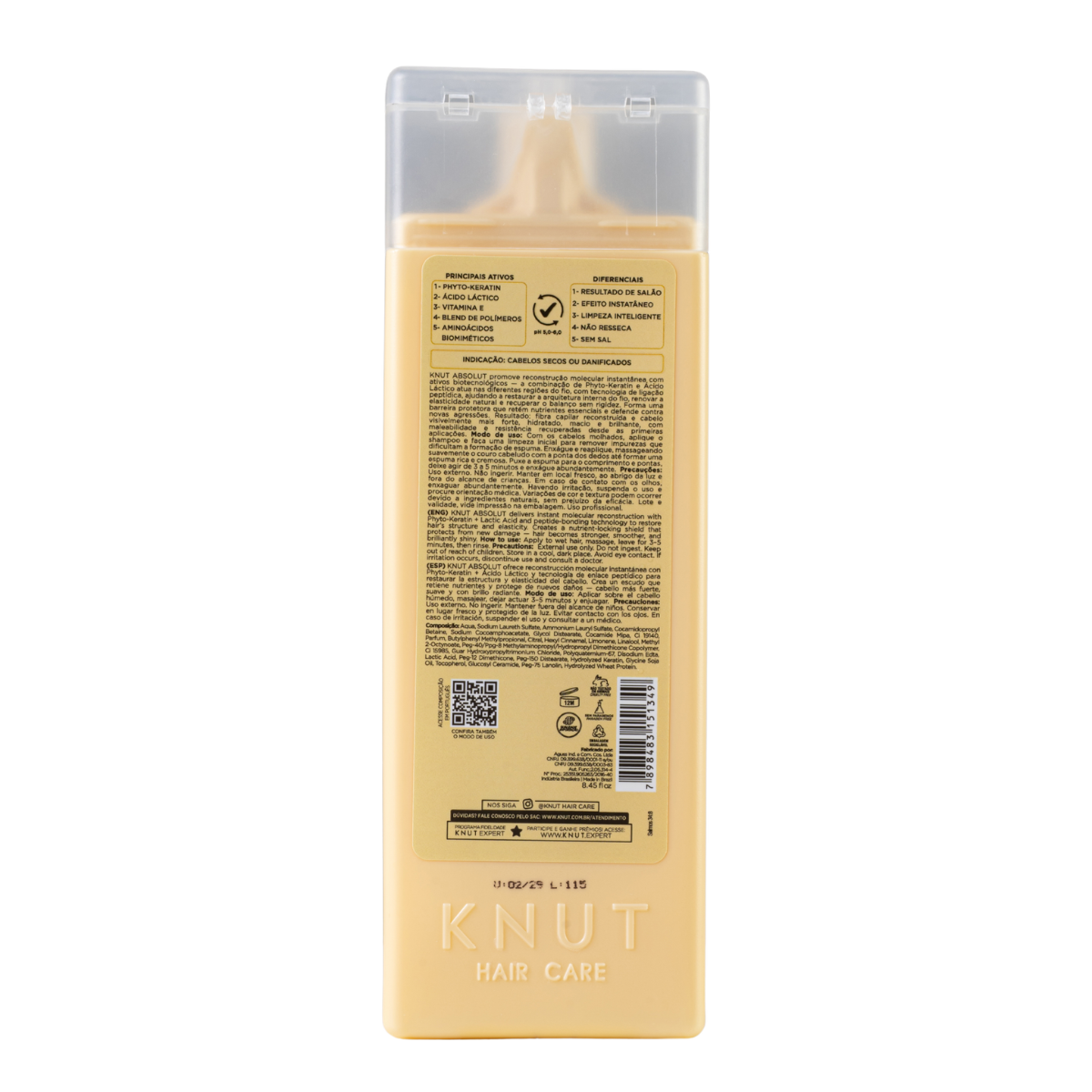 KNUT Shampoo Absolut 250ml KNUT Hair Care