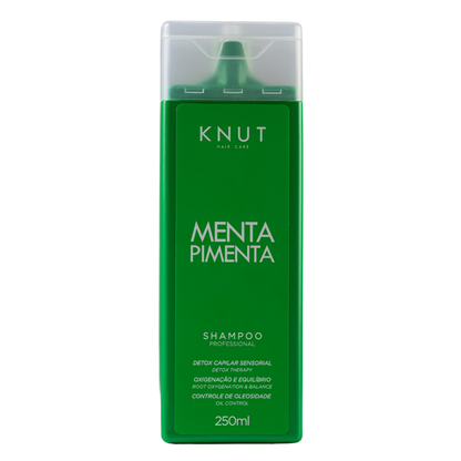 KNUT Shampoo Menta Pimenta Detox Capilar 250 ml KNUT Hair Care