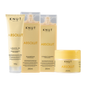 Kit KNUT Absolut: Shampoo 250ml + Condicionador 250ml + Máscara 300g + Leave-in Creme 130g KNUT Hair Care