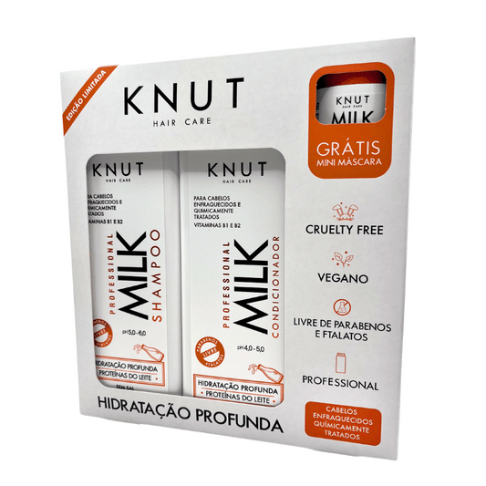 KIT PRESENTE SHAMPOO+CONDICIONADOR MILK (Grátis Mini Máscara 30g)