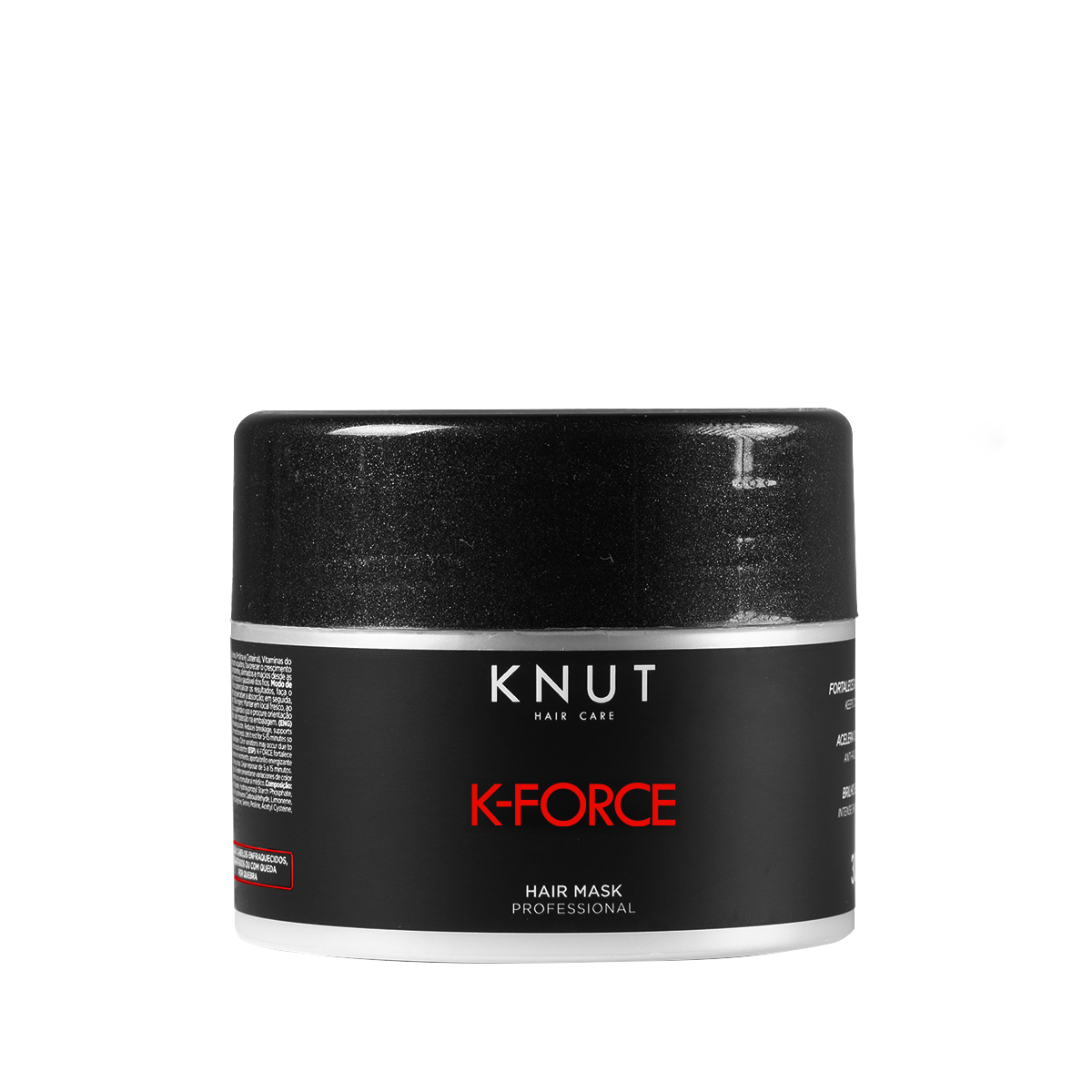 Kit PROMOCIONAL K-Force: Shampoo 250ml  + Condicionador 250ml + Máscara 300g *Brinde: Leave-in Creme* KNUT Hair Care