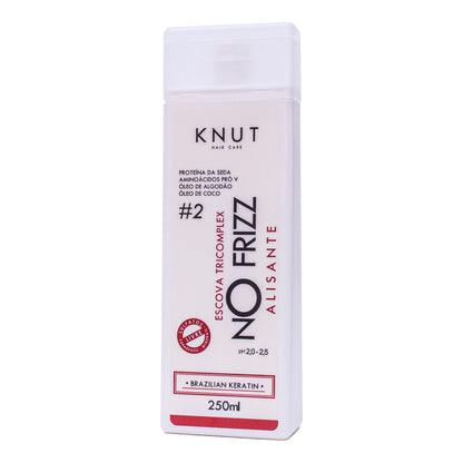 KIT KNUT NoFrizz Escova Tricomplex Alisante No Frizz