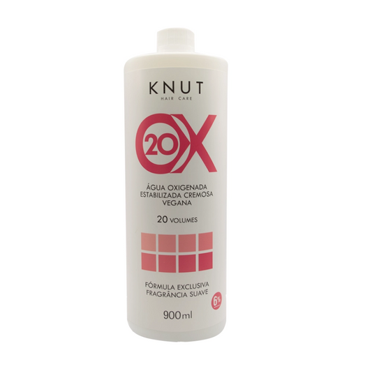 KNUT Água Oxigenada 20 Volumes Estabilizada Vegana 900ml