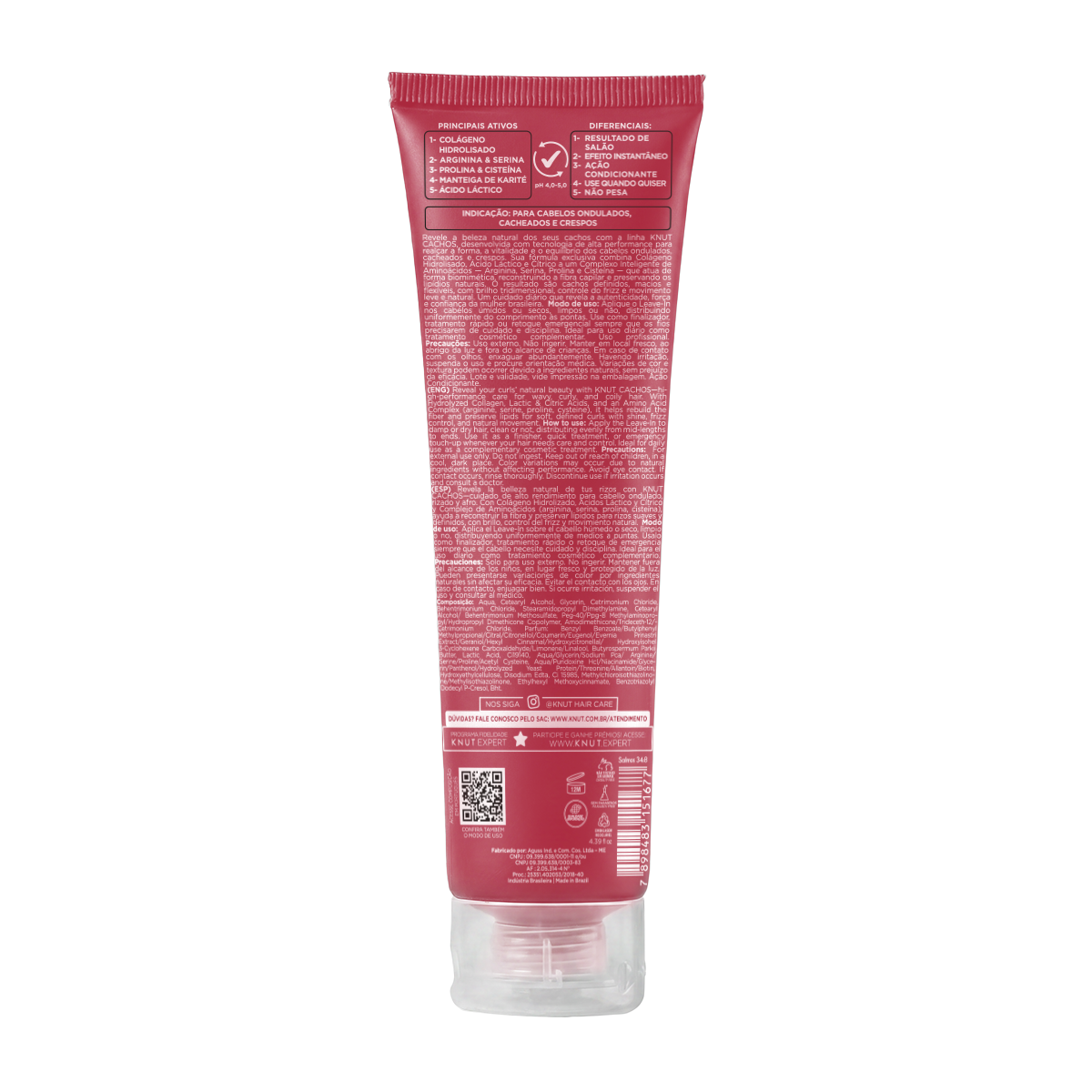 KNUT Leave-in Creme Cachos 130g KNUT Hair Care